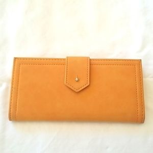 BOHO Rich Faux Suede Wallet in Vibrant Color